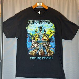Sepultura Machine Messiah 2017 World Tour Black T-Shirt Mens [Large] Alstyle